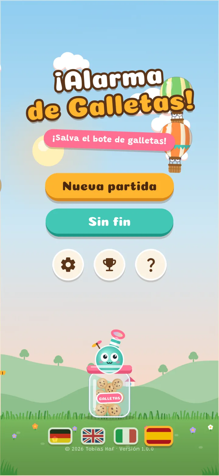 La pantalla de inicio