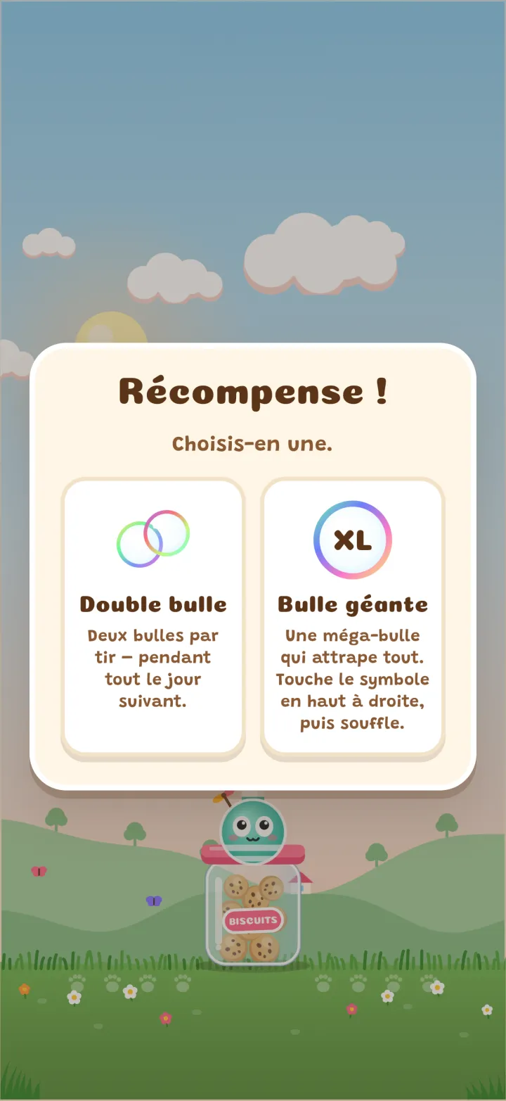 Choisir une récompense