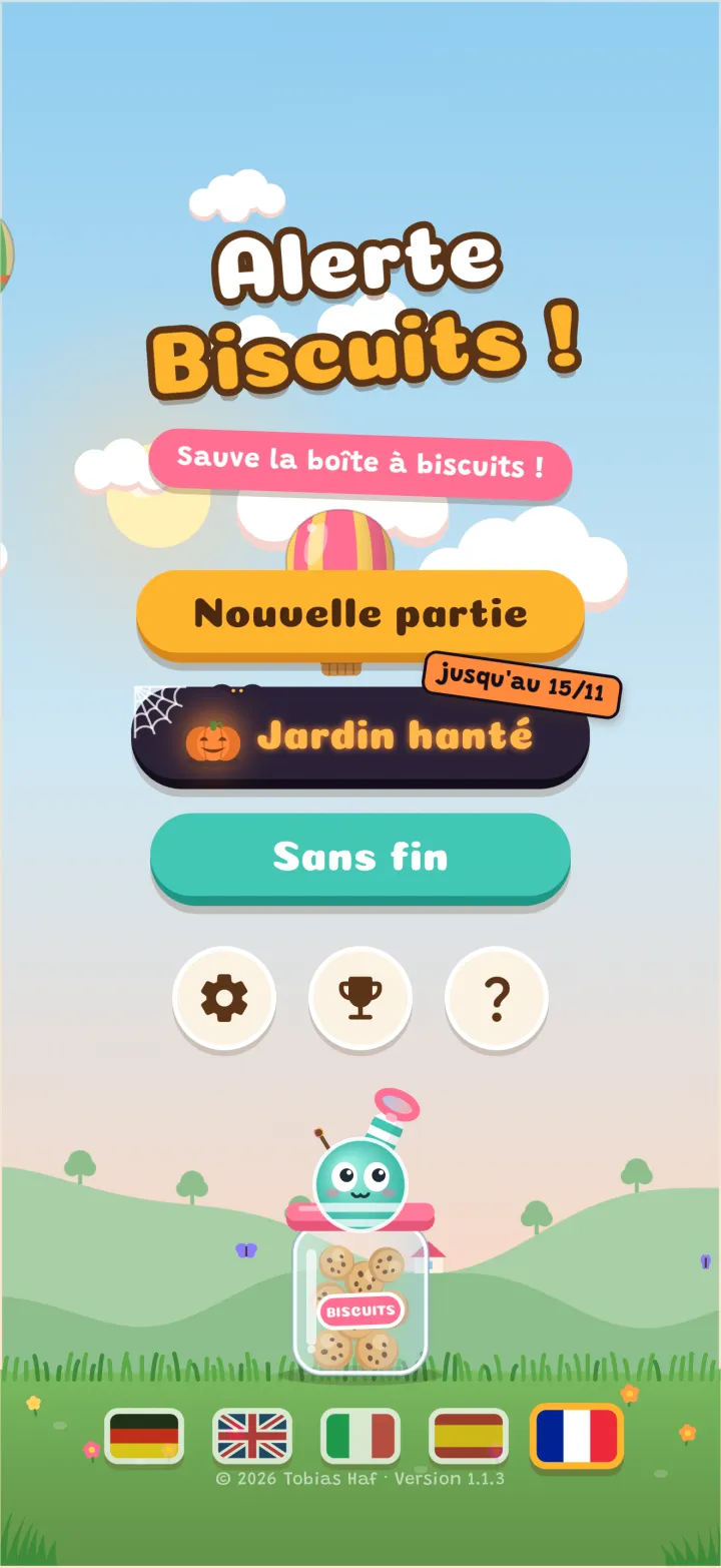 L'écran titre